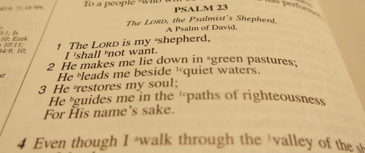 psalm 23 meaning