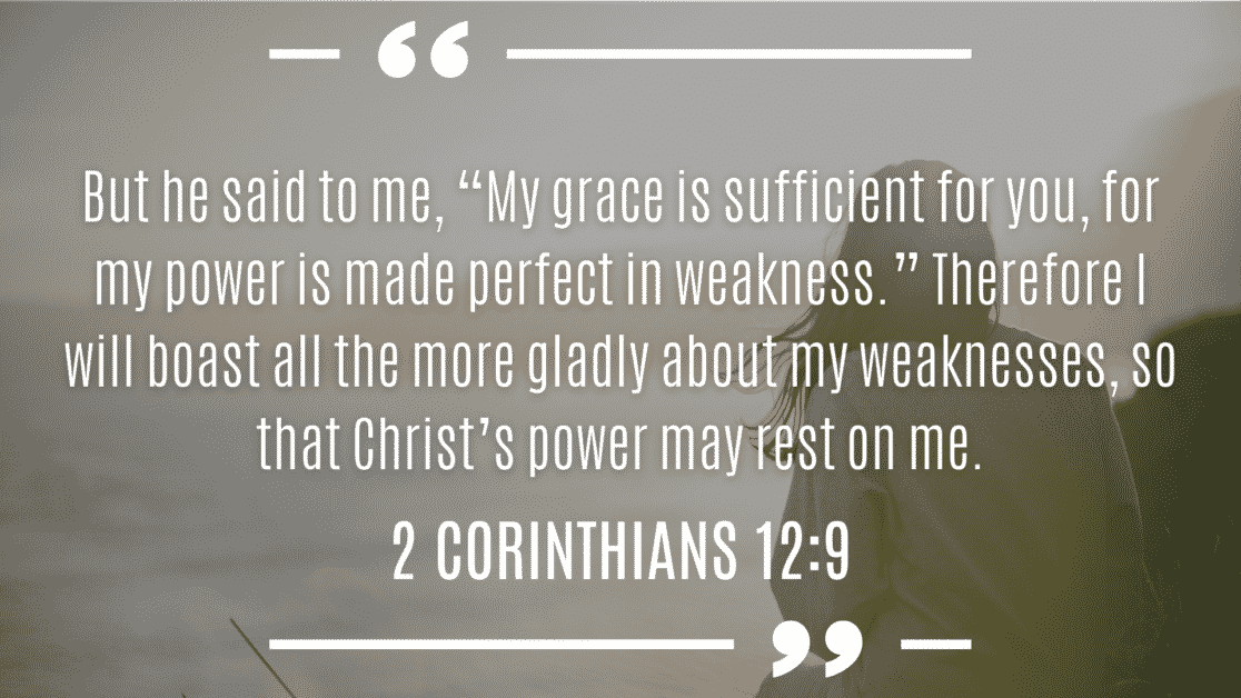 my grace is sufficient for you meaning